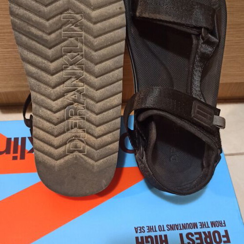 D.Franklin sandals like new, size 37 (38.5), black