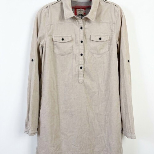 Pepe Jeans London corduroy dress and shirt beige, like new