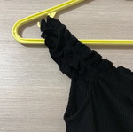 Rib dress black new