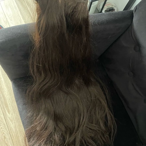 Natural hair wefts like new, 70 cm, 150 grams