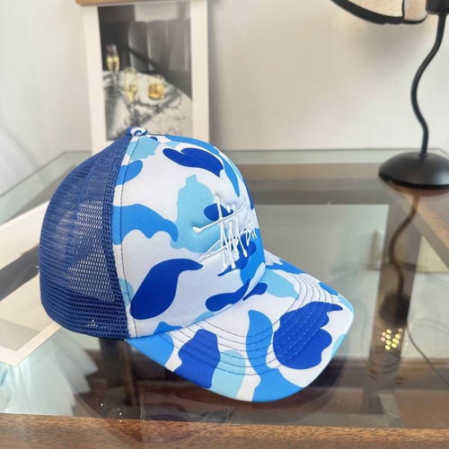 Amiri handmade baseball cap new, blue and green