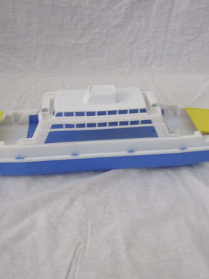 Vintage plastic ferry boat 1970s-1980s like new, retro toy
