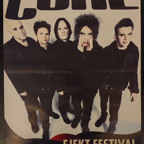 The Cure Live in Athens 2019 Concert Poster used