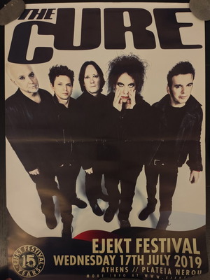 The Cure αφίσα συναυλίας 2019 μεταχειρισμένη