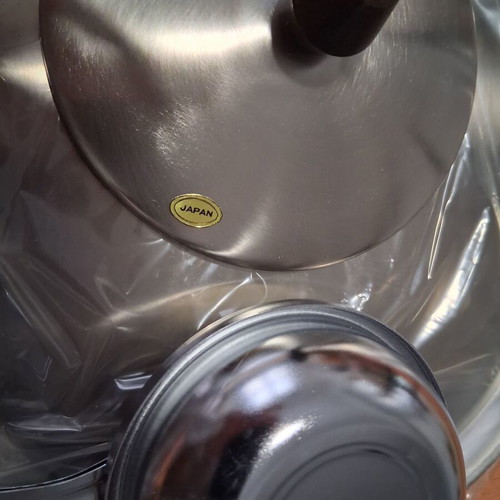 Fondue set stainless steel vintage, new unused