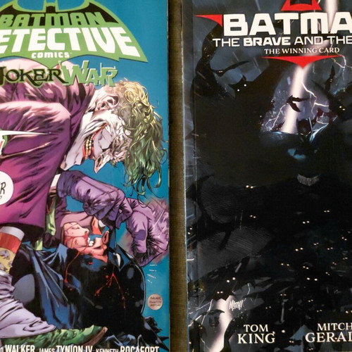 DC Batman Detective Comics Joker War and The Brave and the Bold graphic novels