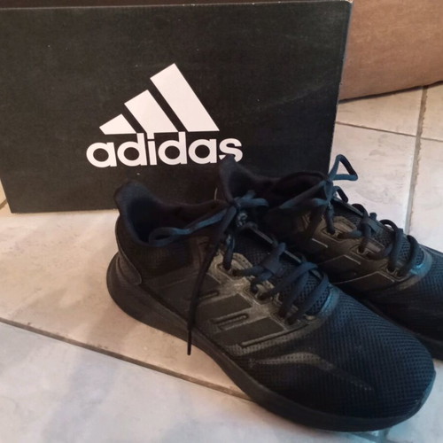 Adidas black trainers like new, size 38