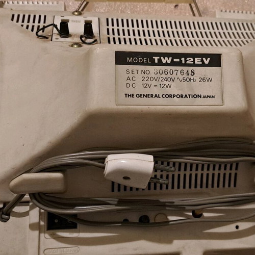 General Electric television used, vintage, 1970-1980