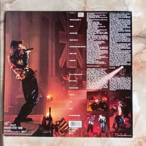 Vanilla Ice Extremely Live vinyl used, hip-hop
