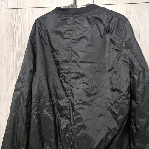 Bomber jacket used, size L, black with stain