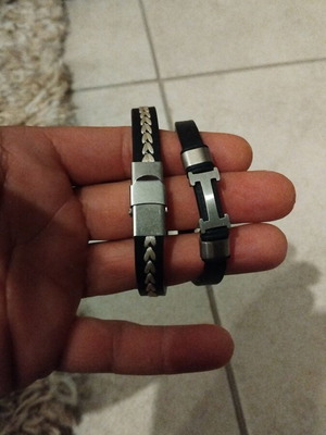 Men's bracelets new, set of two pieces