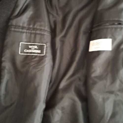 Men's coat, black and grey, size 3XL
