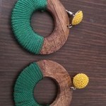 Aigner earrings used