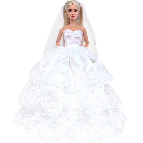 29cm Doll Wedding Dress "Fairytale Wedding Dress" - 7174
