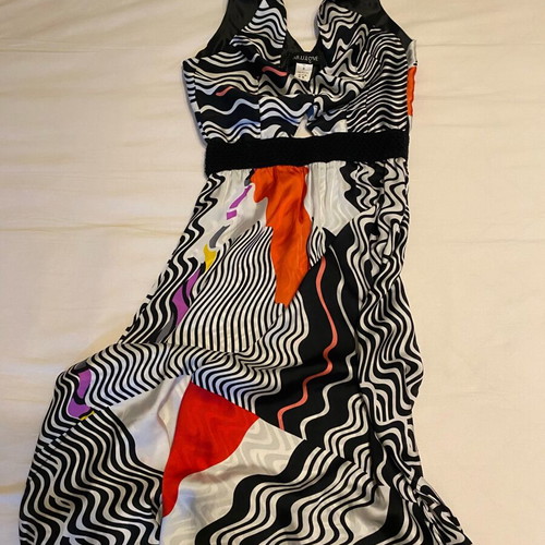 Long dress like new, multicolored, size S / 36 / 8
