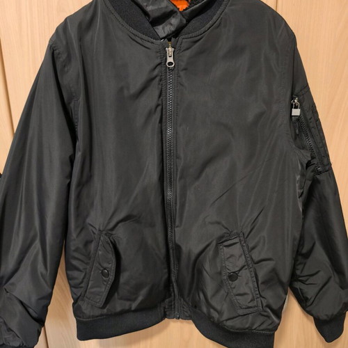 Primark boys' jacket used for age 12-13, black