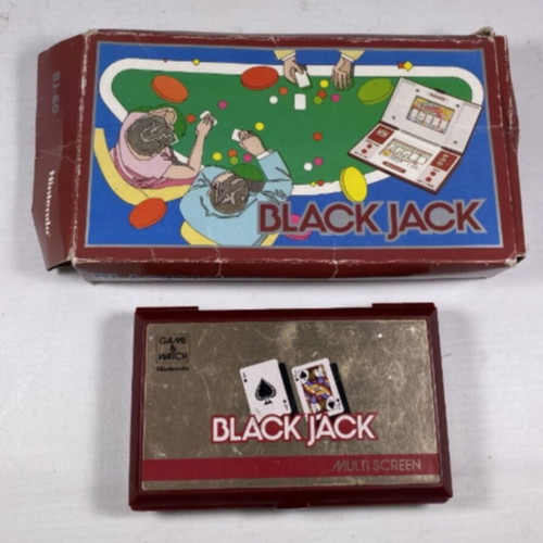 Nintendo Retro Electronic Game Black Jack like new