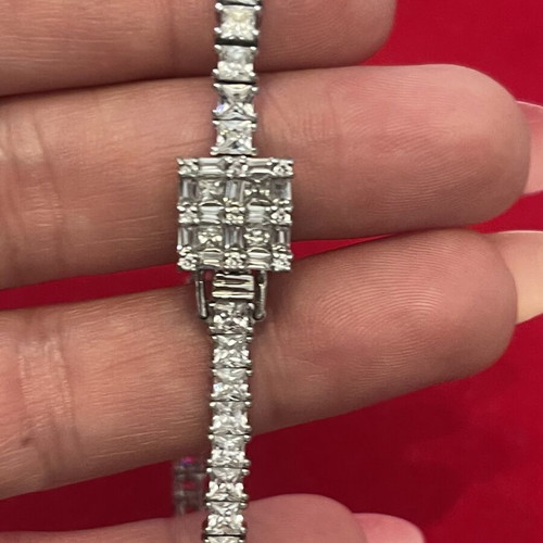 Riviera 925 silver bracelet used, 19 cm