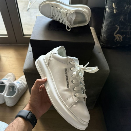Karl Lagerfeld sneakers, white, wide fit, size 42