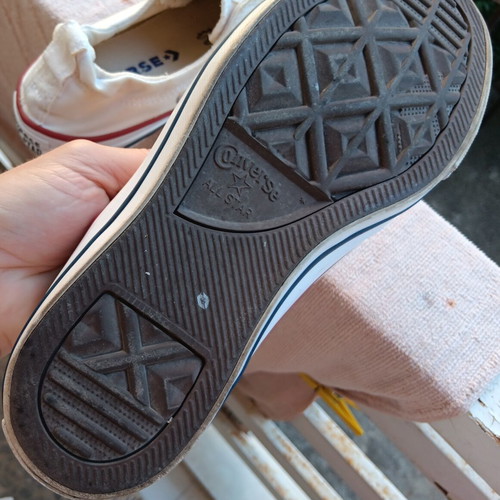Converse All Star sneakers used size 36.5 white without laces