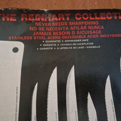 Knife set unused 10 pcs in box