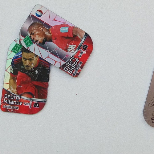 Football tags used Europe's Champions 2018, set of 2