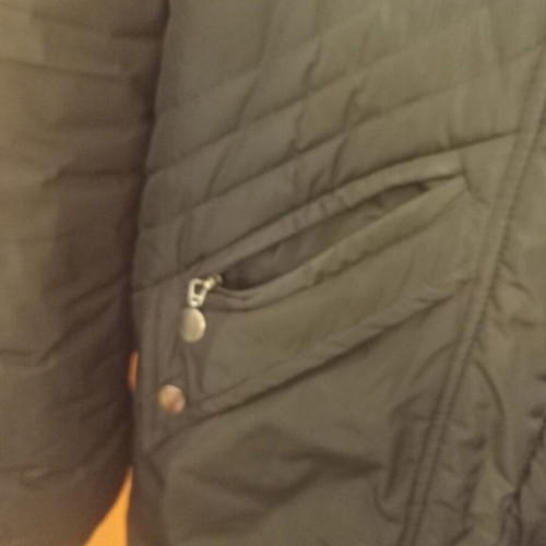 Women's jacket black 4XL like new with detachable hood