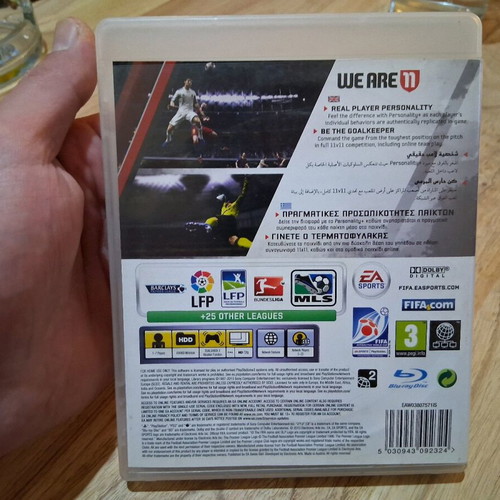 FIFA 11 PS3 game used, excellent condition
