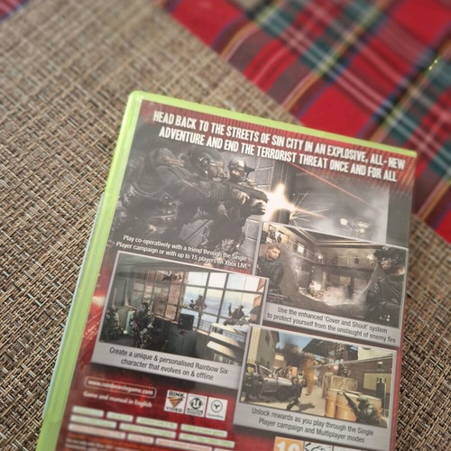Tom Clancy's RainbowSix Vegas 2 game for Xbox 360 like new