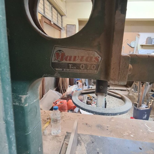 Wood Bandsaw 70mm used, single-phase with 3 replacement bands