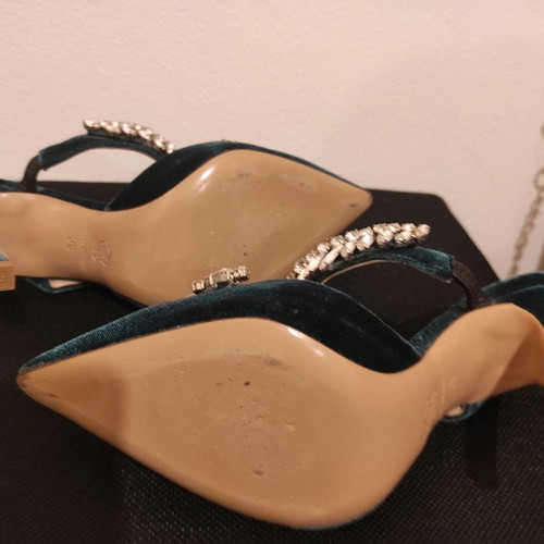 Bilero shoes green pumps new, size 38