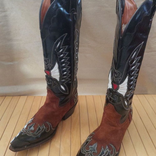 Buffalo Western Boots Flora like new, brown leather, size 38