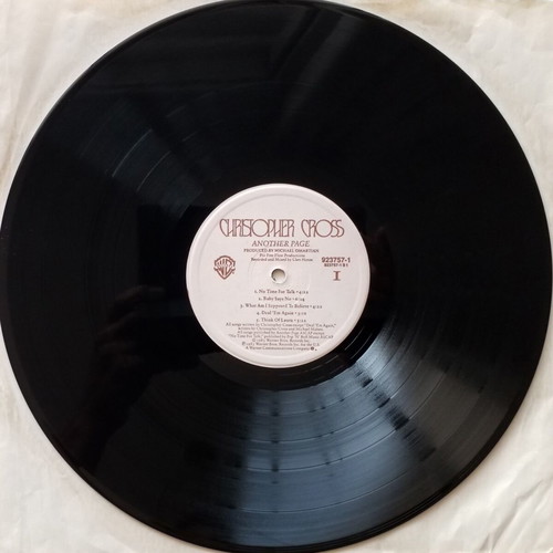 Christopher Cross Another Page vinyl LP album, rock