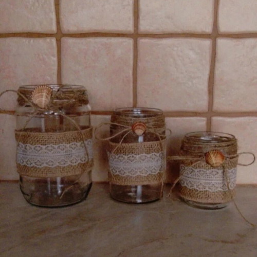Decorative vases set of 3 different sizes new