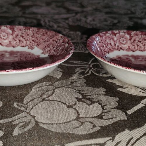 British Anchor Ironstone Memory Line plates like new, set of 6