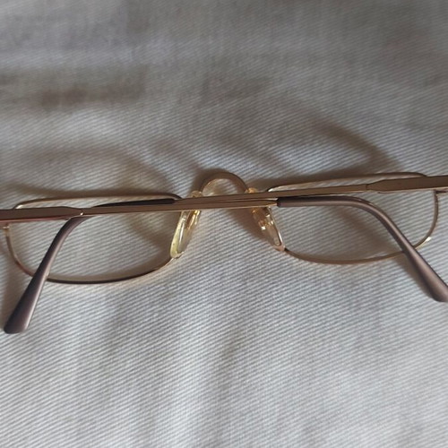 Vintage metal eyeglass frame gold like new