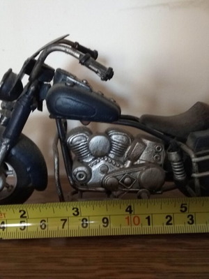 Metal motorcycle table decoration like new