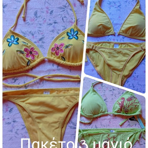 Bikini new, pack of 3, size small/xsmall, multicolor
