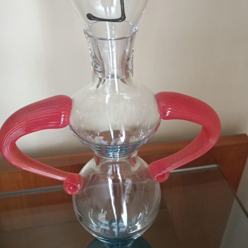 Kosta Boda Fenix handmade glass carafe like new