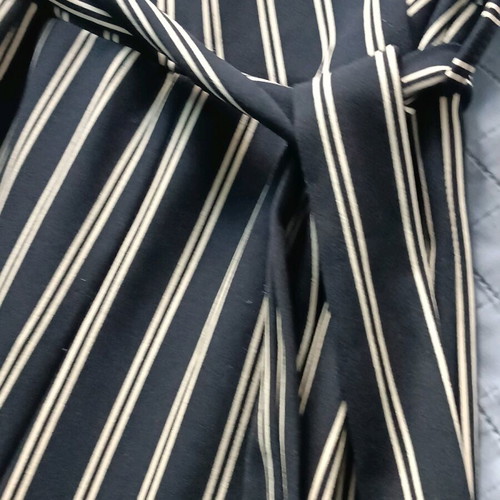 One-piece jumpsuit blue white medium like new with belt
