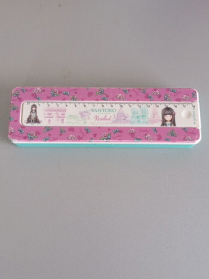 Santoro pencil case like new, plastic, functional