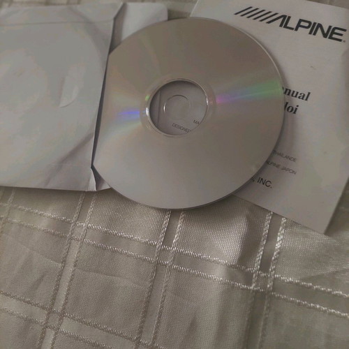 Alpine cde-193BT UTE-92BT software manual CD new