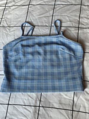 Shein Crop Top Size S Like New, Blue