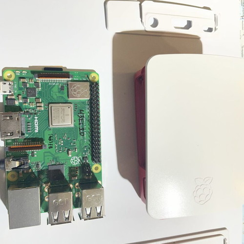 Raspberry Pi 3 Model B+ with original case like new