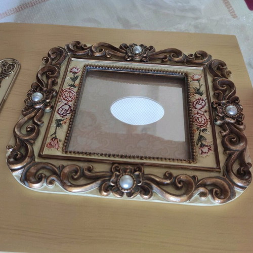 Vintage wooden handmade photo album brand new
