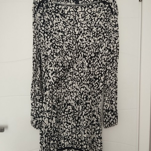 Summer dress like new, size M, black and white