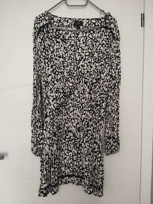 Summer dress like new, size M, black and white