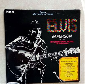 2LP Elvis in Person  (  From Memphis to Vegas )