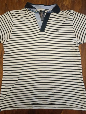 Portobello's Men's Polo Short Sleeve T-shirt Used Blue