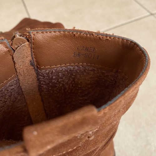 Camel brown boots used, size 39